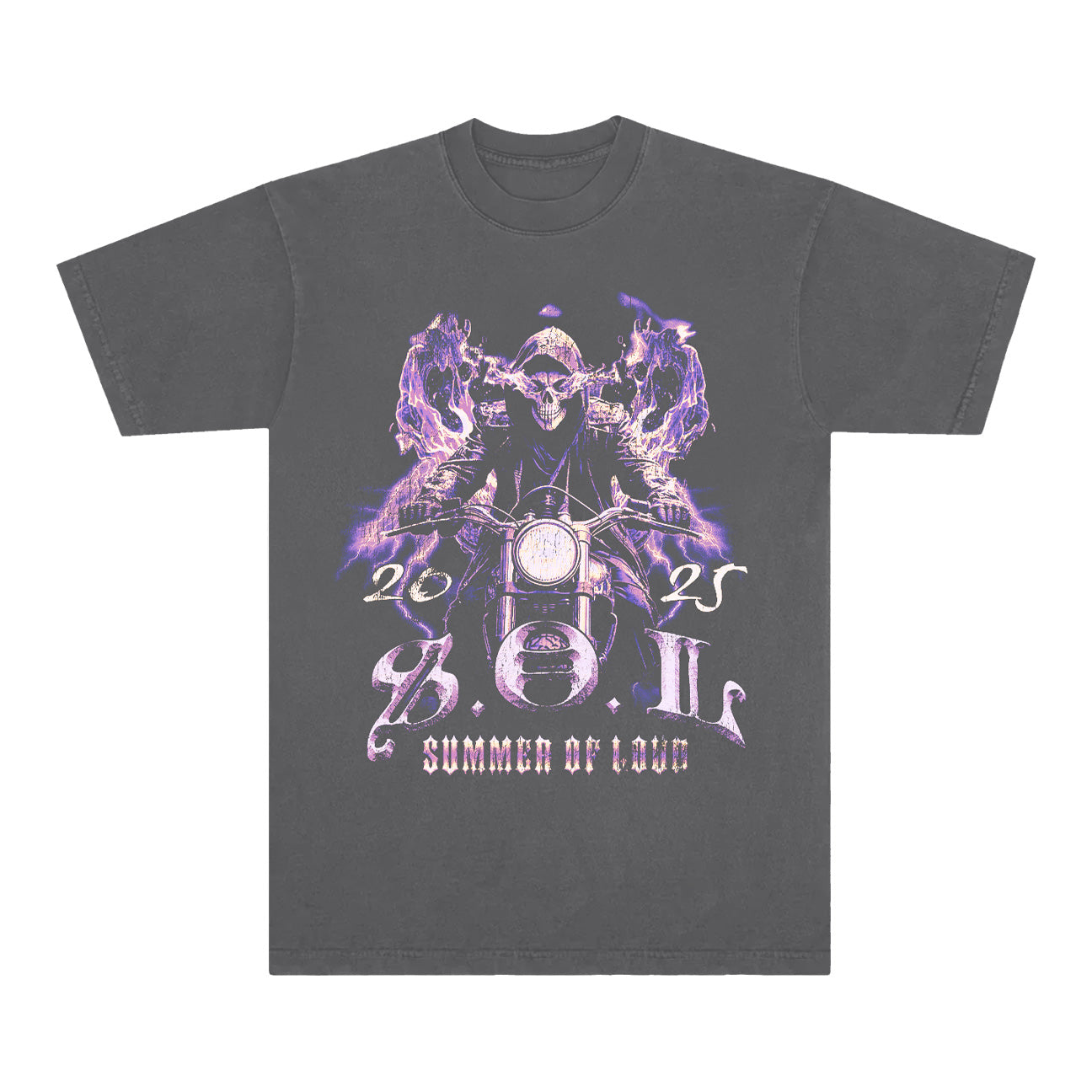 Biker Tee (Pepper) - Comfort Colors